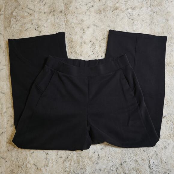 Ododos Modal Thick Wide Leg Black Soft Pants XL - Picture 5 of 11